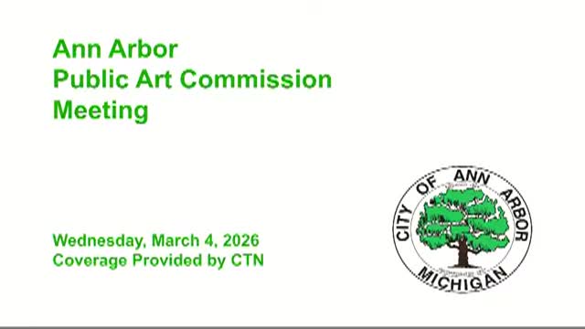 Thumbnail image for Public Art Commission Meeting 3//26