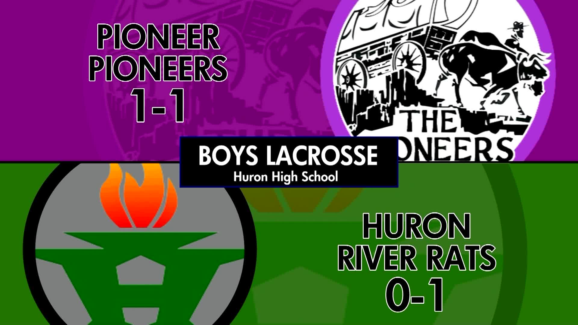 Thumbnail image for High School Men's Lacrosse: Pioneer at Huron  April 13, 2026