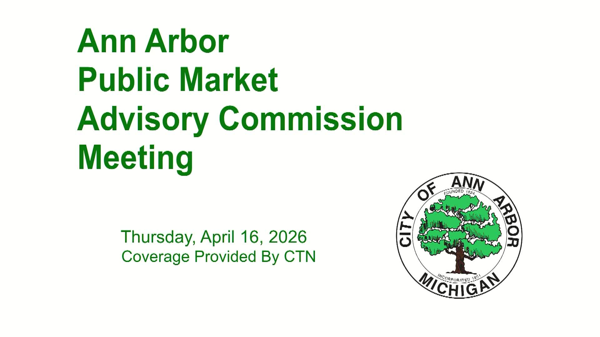 Thumbnail image for Public Market Advisory Commission Meeting 4/16/26