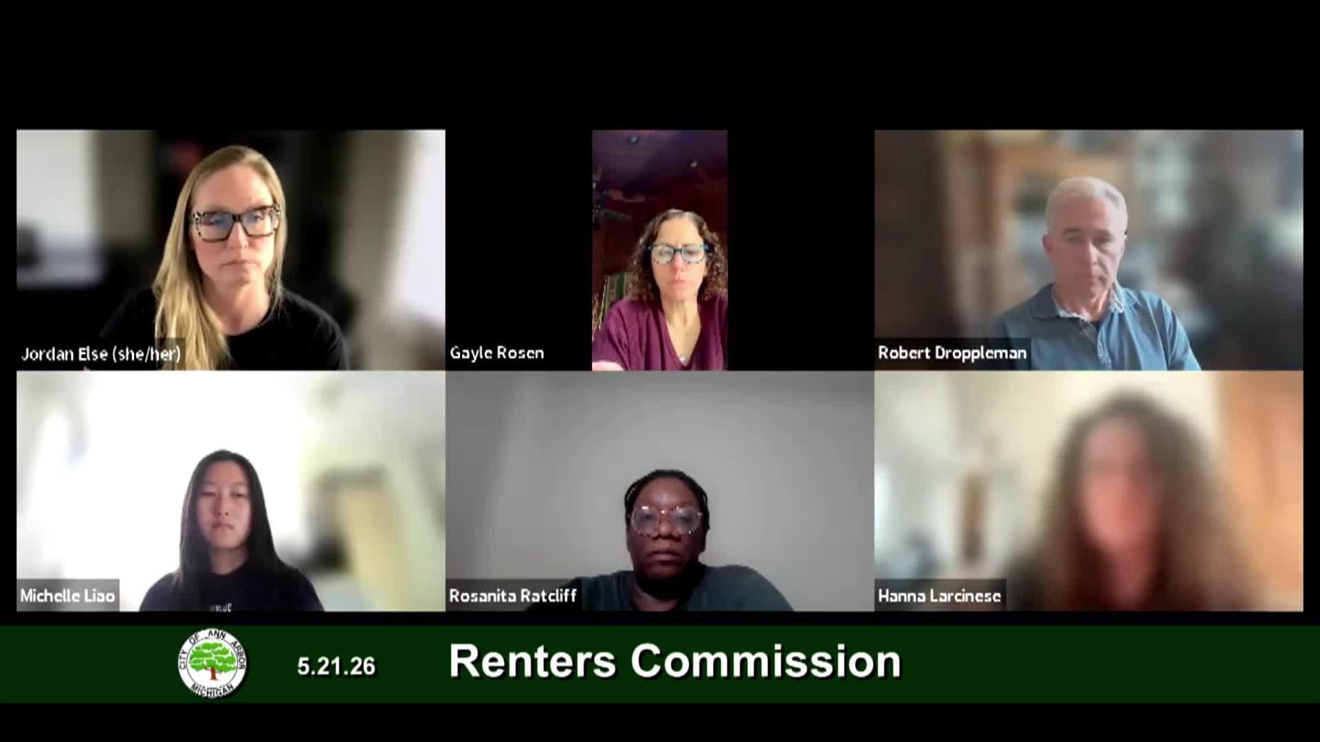 Thumbnail image for Renters Commission Meeting 5/21/26