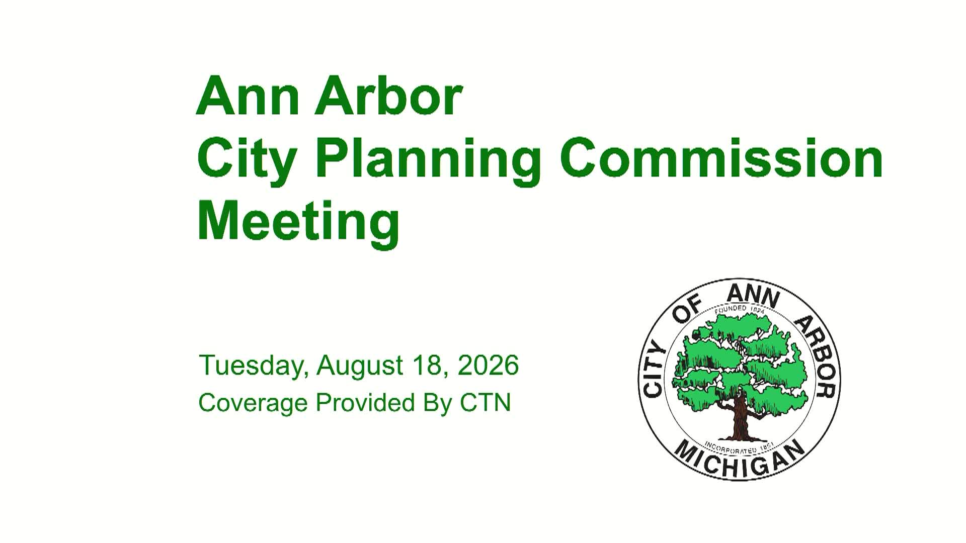 Thumbnail image for Planning Commission Meeting 8/18/26