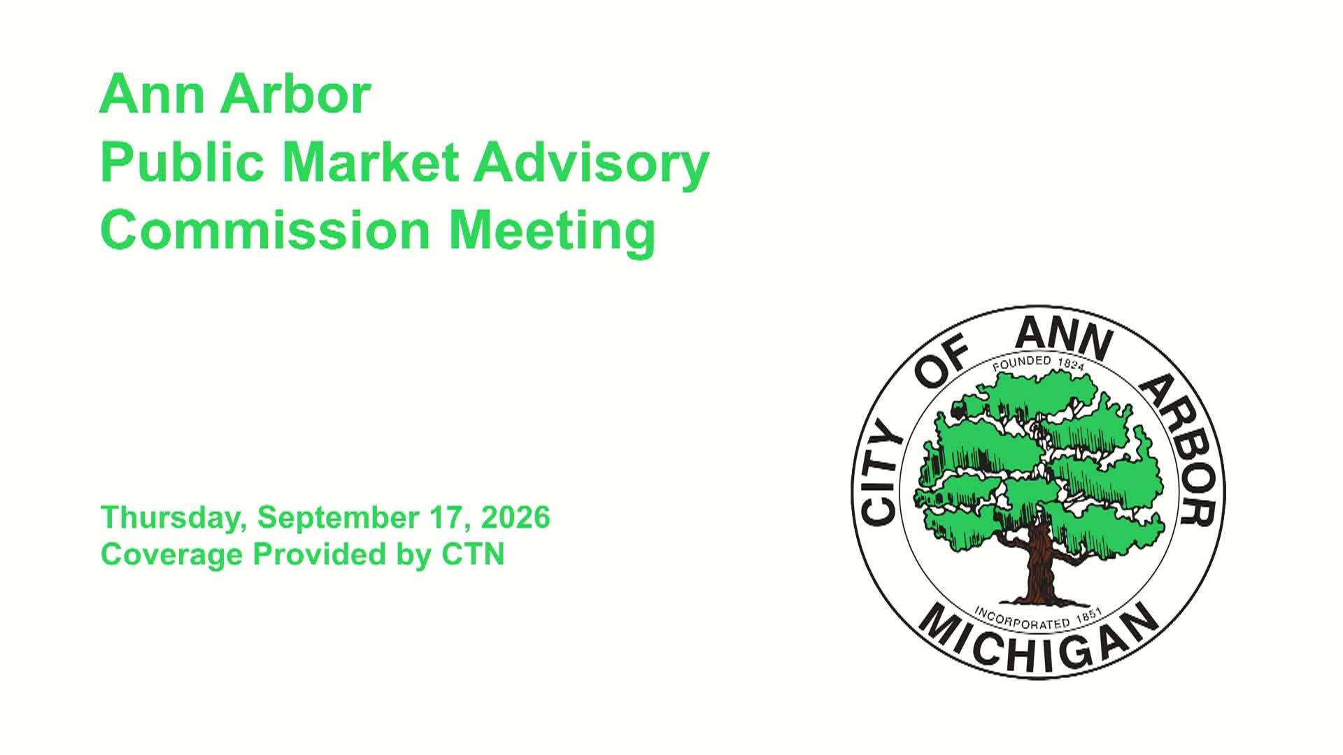 Thumbnail image for Public Market Advisory Commission Meeting 9/17/26