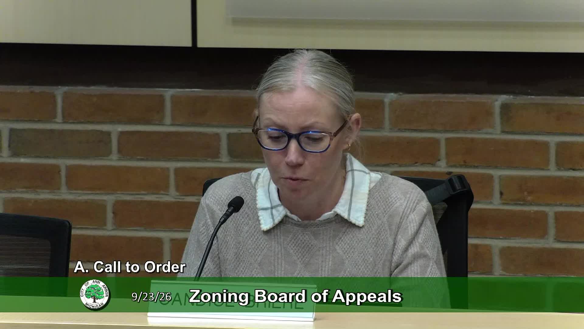 Thumbnail image for Zoning Board of Appeals Meeting 9/23/26