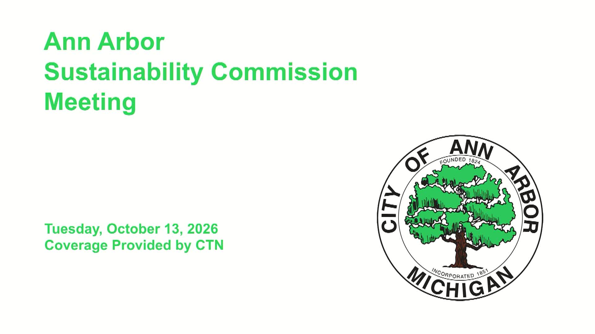 Thumbnail image for Sustainability Commission Meeting 10/1326