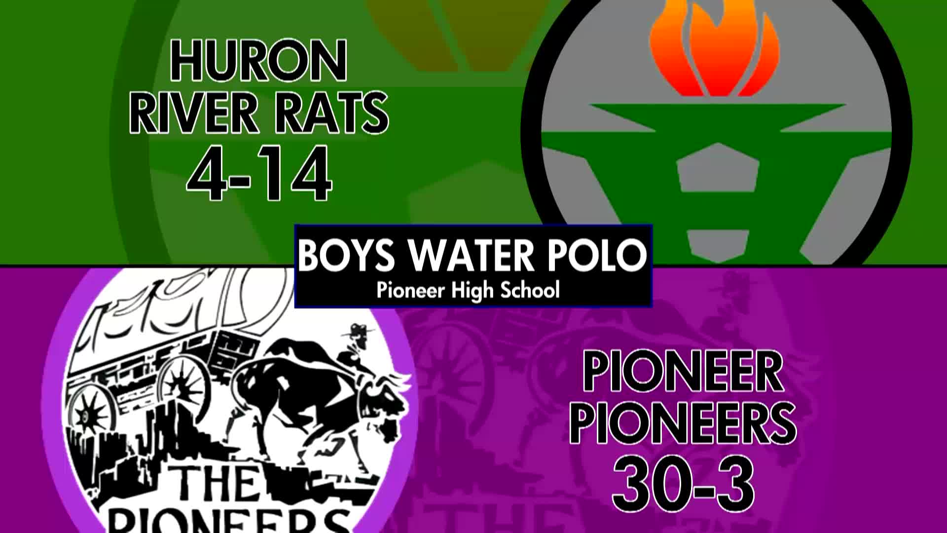 Thumbnail image for High School Men's Water Polo: Huron at Pioneer  October 15, 2026