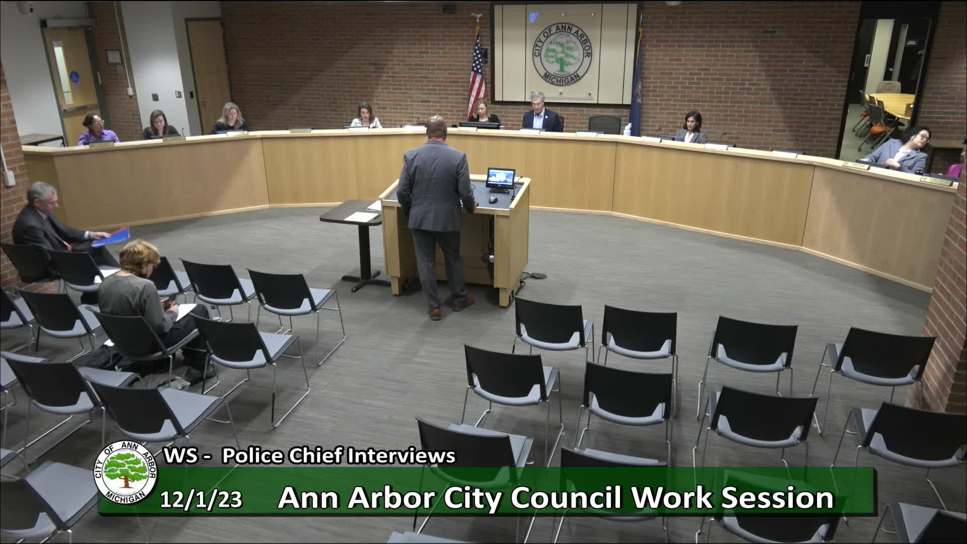 Thumbnail image for City Council Police Chief Candidate Interviews 12/1/23
