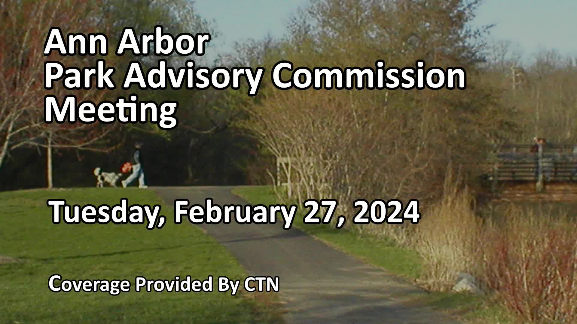 Thumbnail image for Park Advisory Commission Meeting 2/27/24