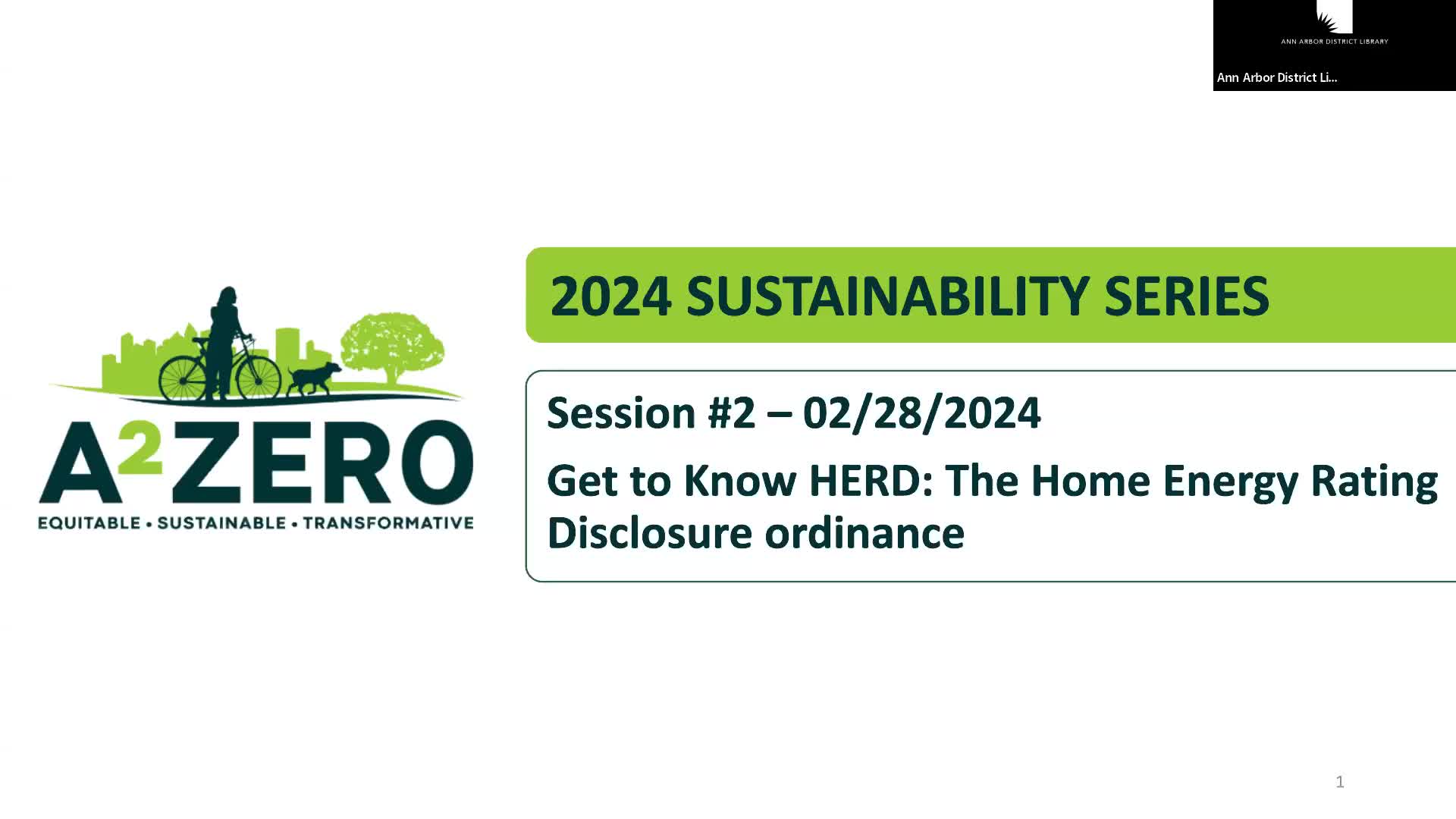 Thumbnail image for A2Zero Sustainability Series 2024