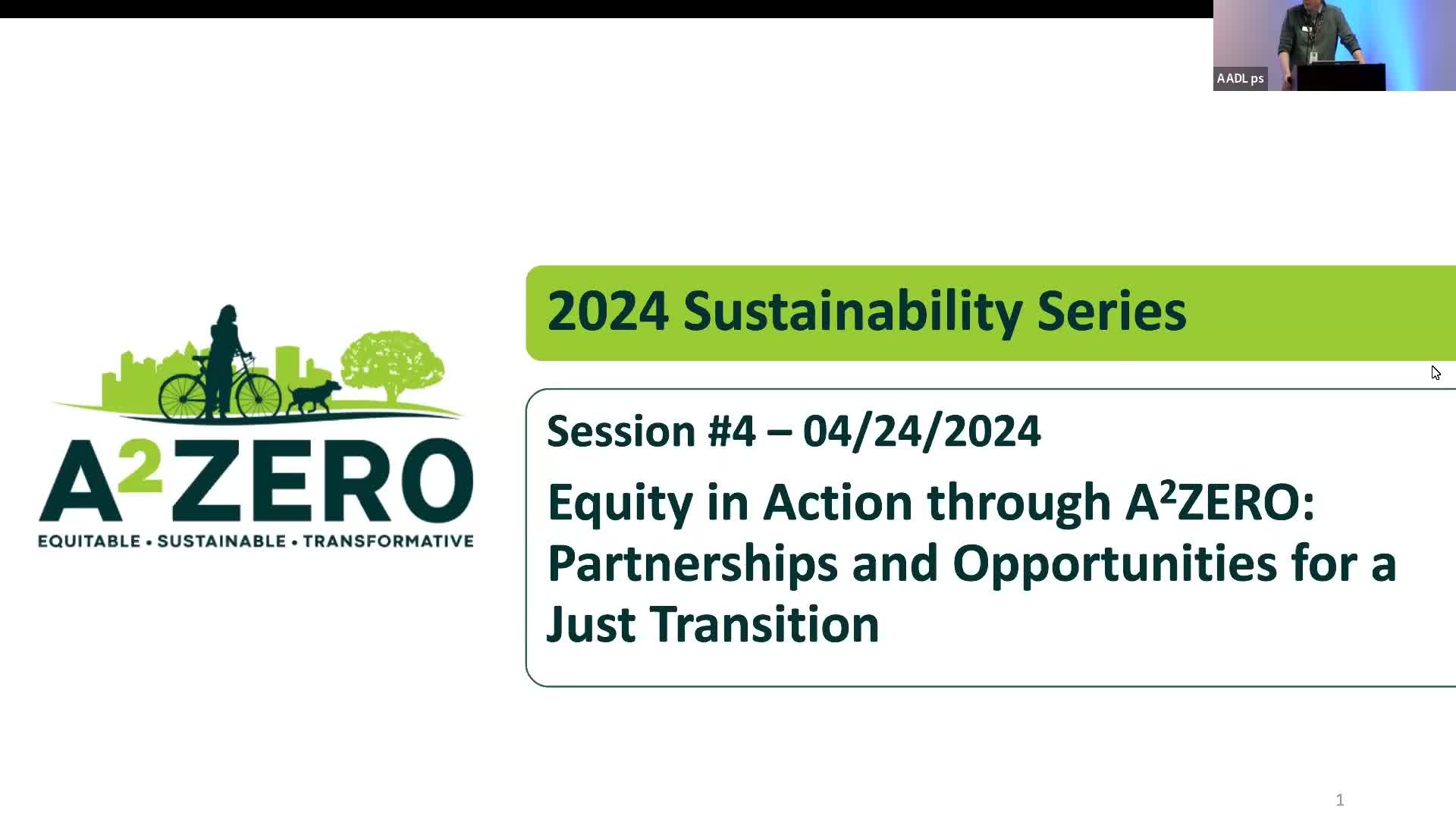 Thumbnail image for A2Zero Sustainability Series 2024