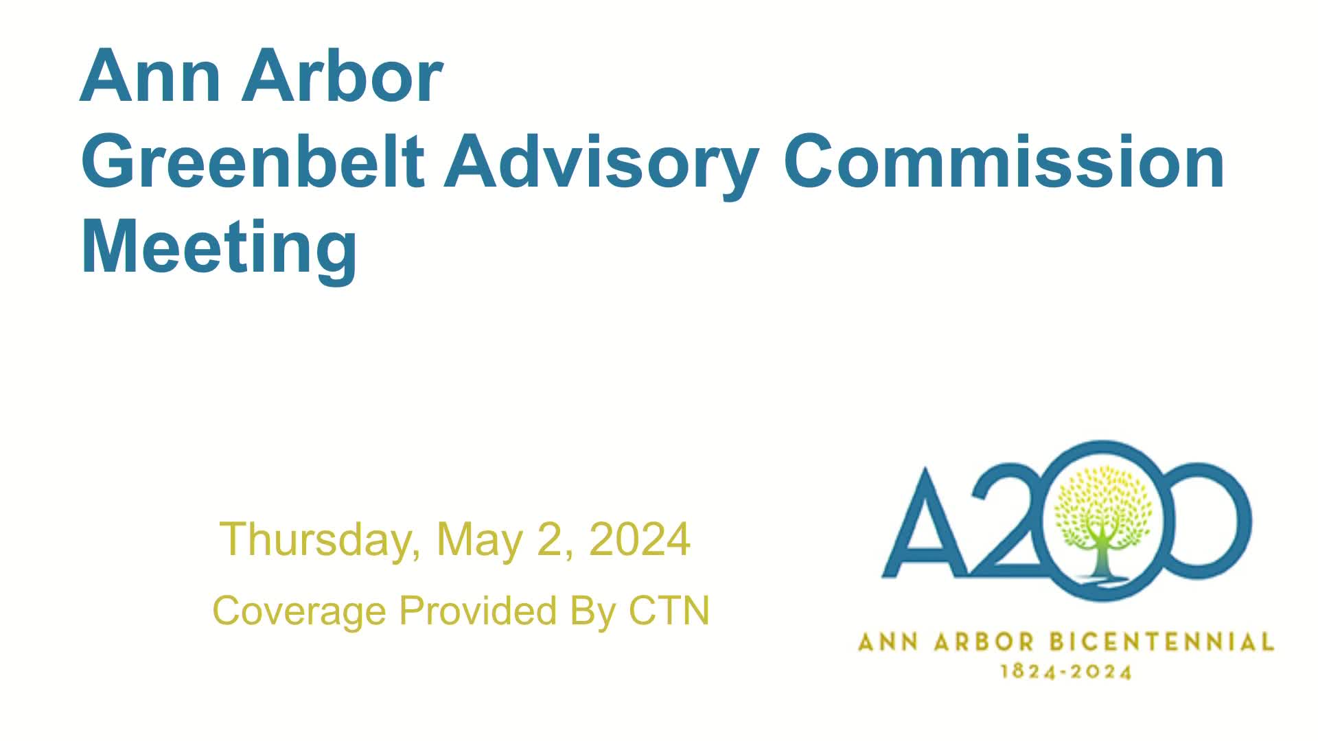 Thumbnail image for Greenbelt Advisory Commission Meeting 5/2/24