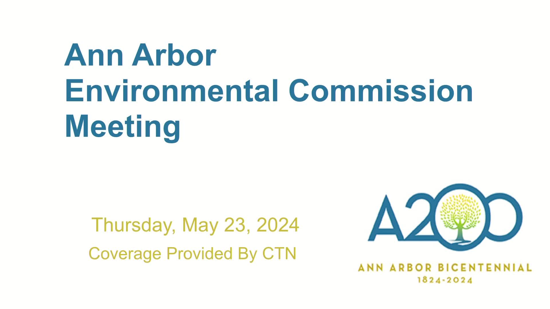 Thumbnail image for Environmental Commission Meeting 5/23/24