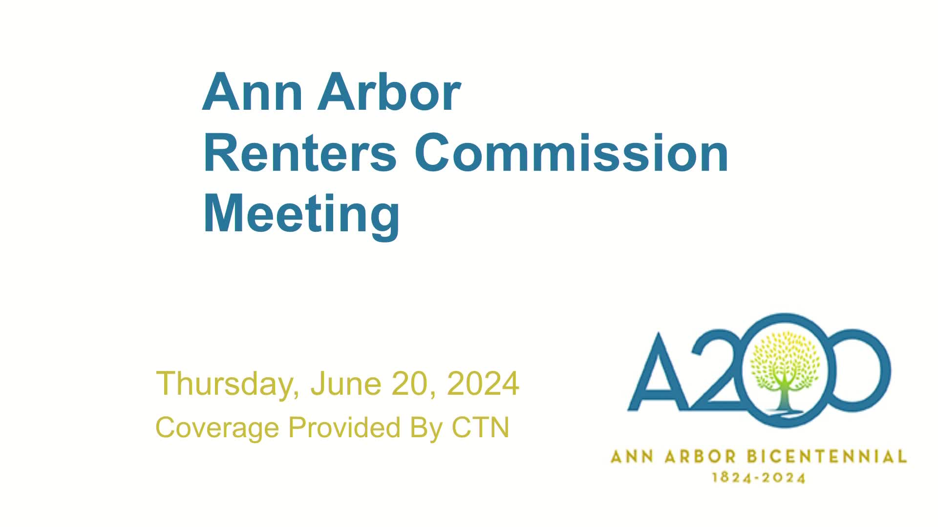 Thumbnail image for Renters Commission Meeting 6/20/24