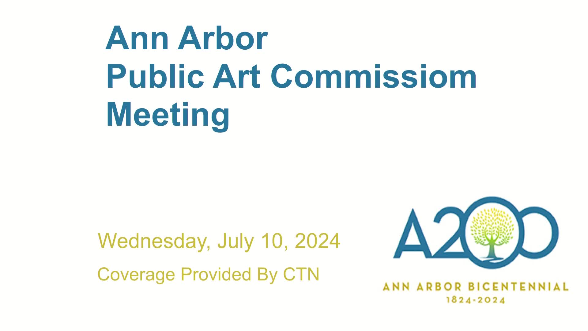 Thumbnail image for Public Art Commission Meeting 7/10/24