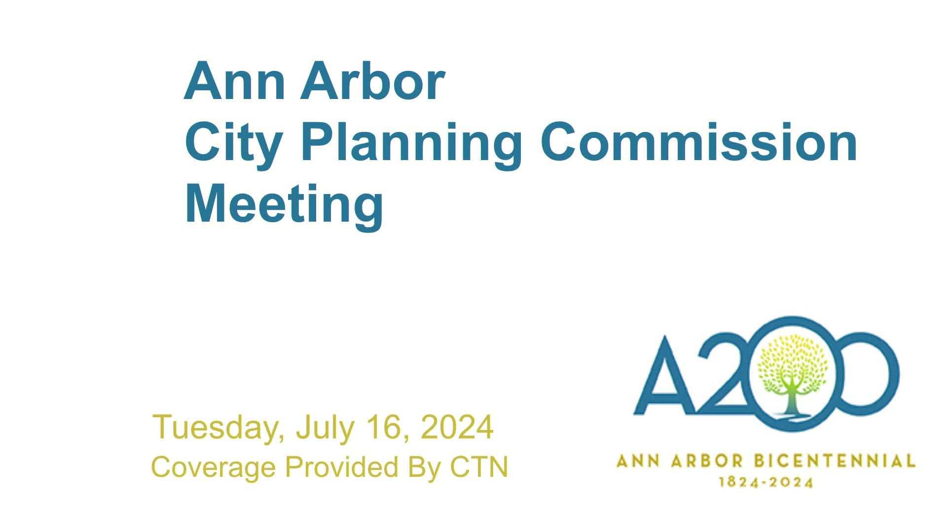 Thumbnail image for Planning Commission Meeting 7/16/24
