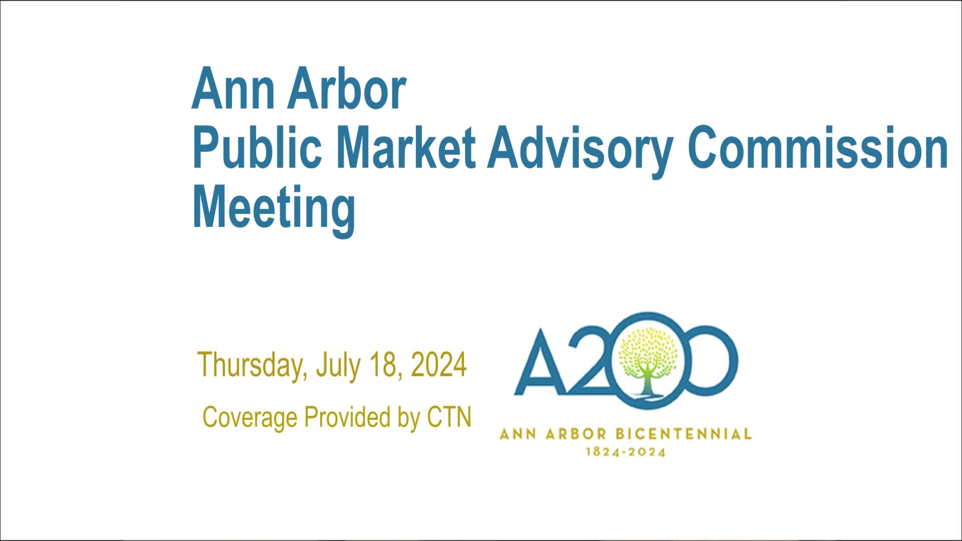 Thumbnail image for Public Market Advisory Commission Meeting 7/18/24