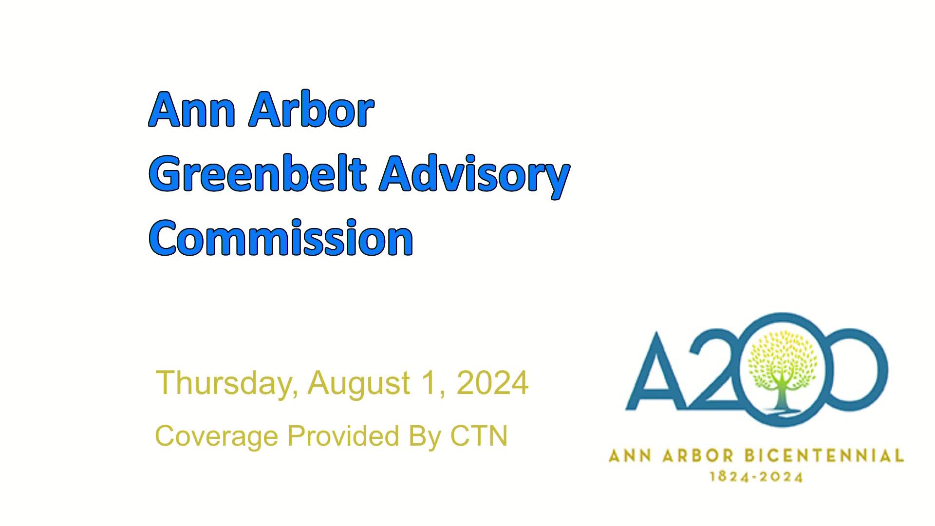 Thumbnail image for Greenbelt Advisory Commission Meeting 8/1/24