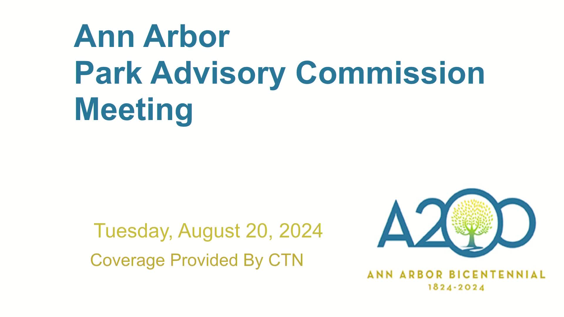 Thumbnail image for Park Advisory Commission Meeting 8/20/24