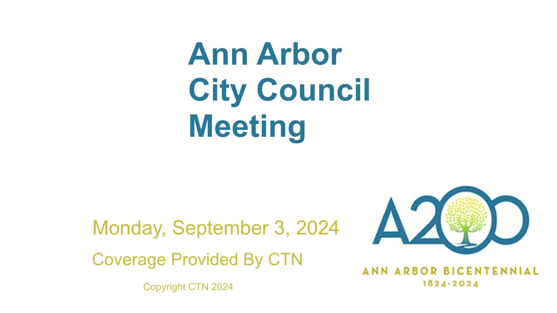 Thumbnail image for City Council Meeting 9/3/24