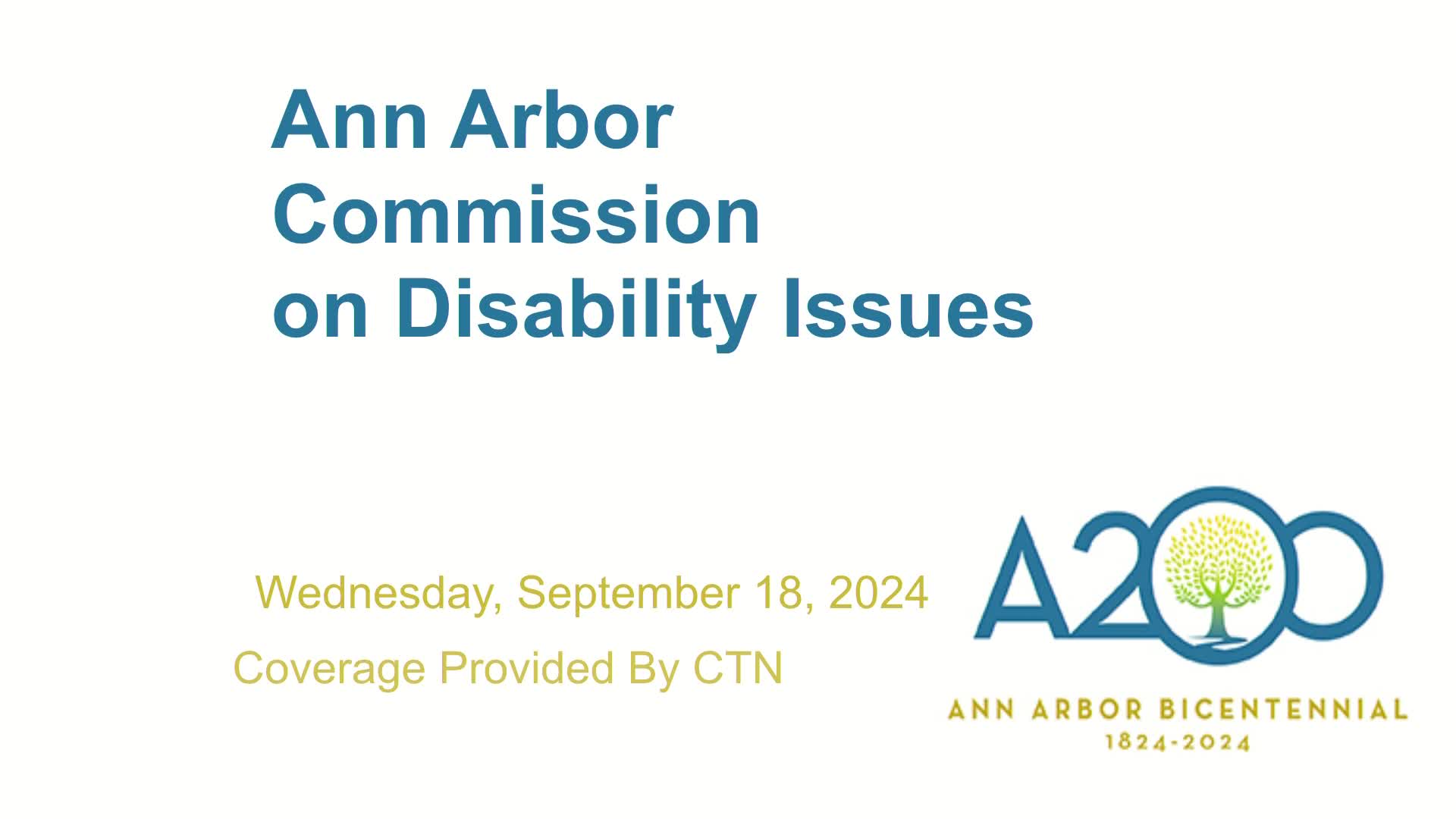 Thumbnail image for Commission on Disability Issues Meeting 9/18/24