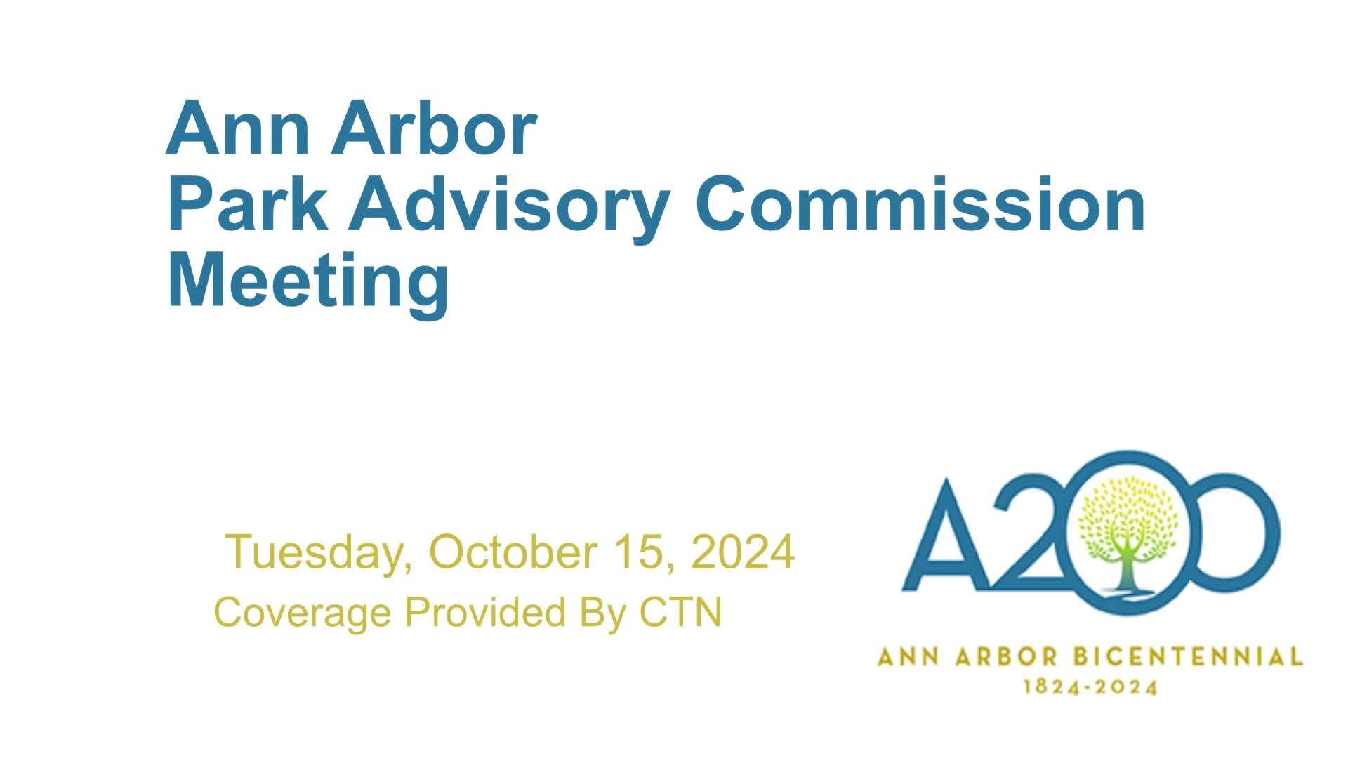 Thumbnail image for Park Advisory Commission Meeting 10/15/24
