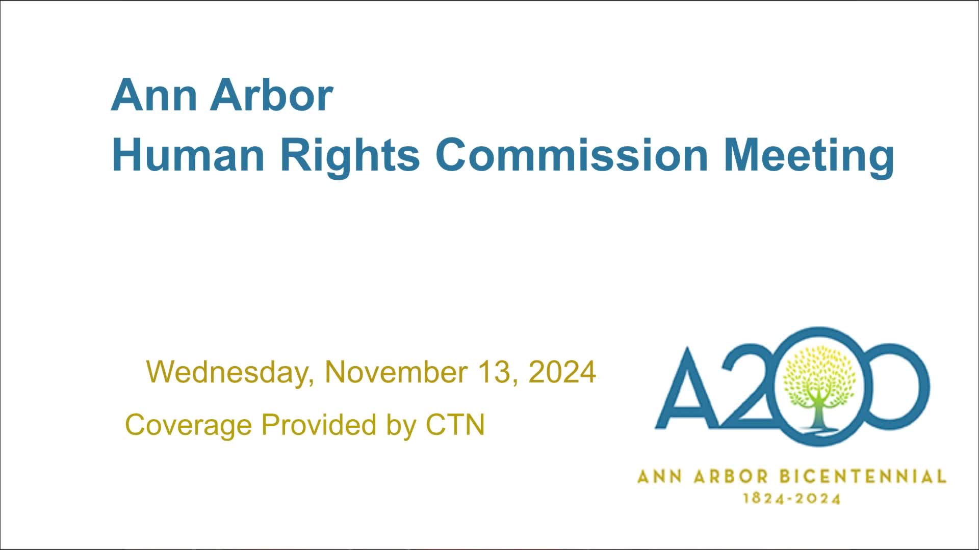 Thumbnail image for Human Rights Commission Meeting 11/13/24