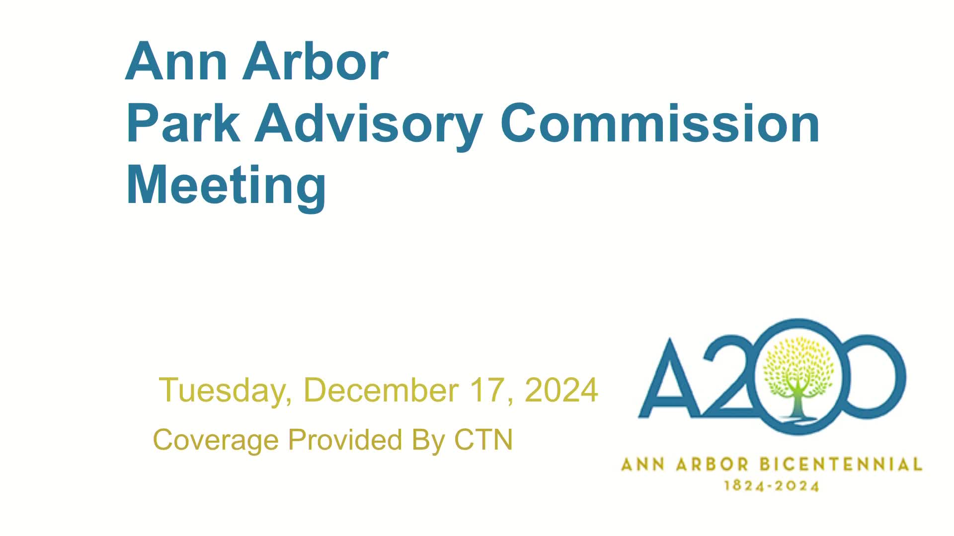 Thumbnail image for Park Advisory Commission Meeting 12/17/24