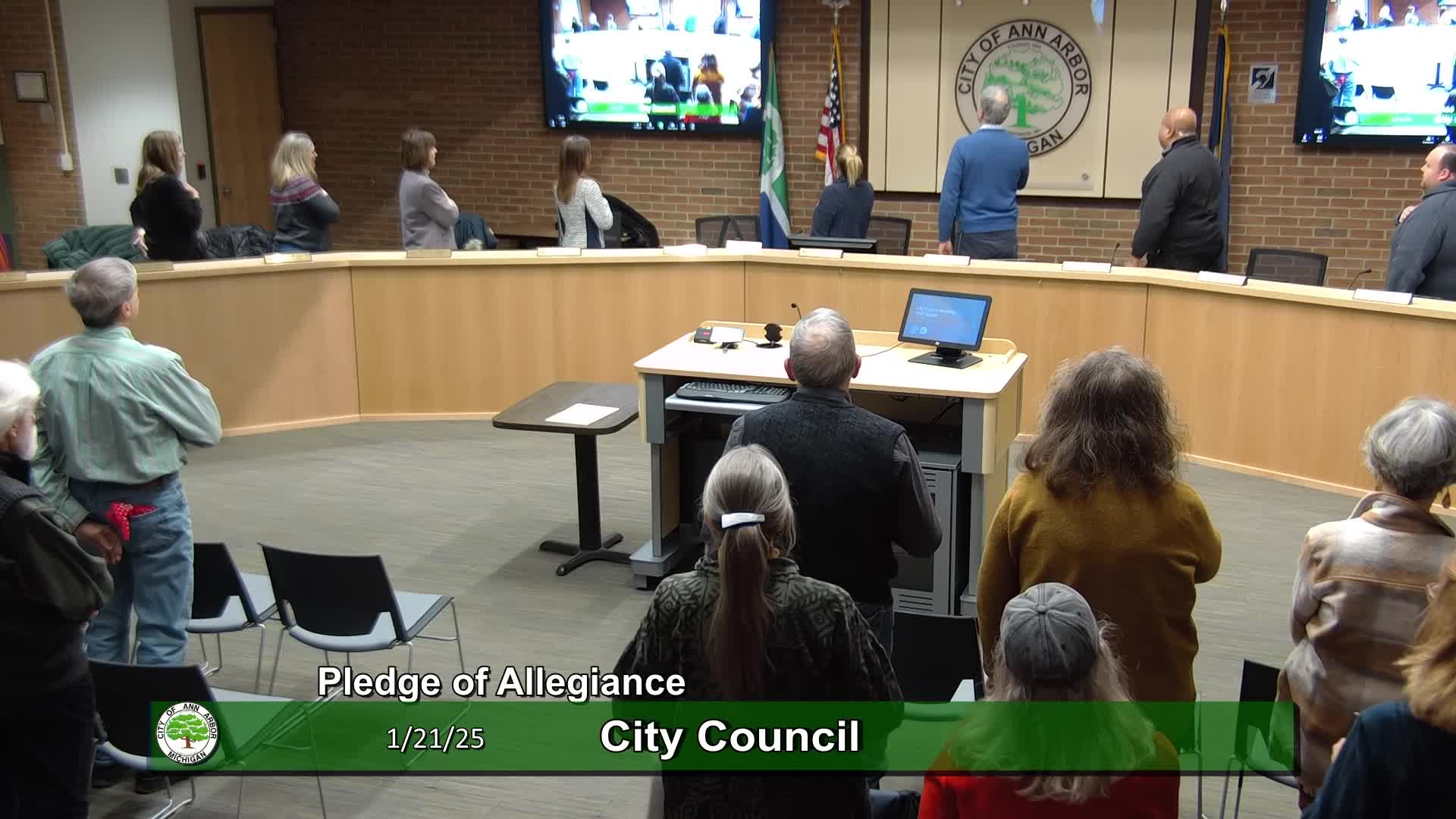 Thumbnail image for City Council Meeting 1/21/25