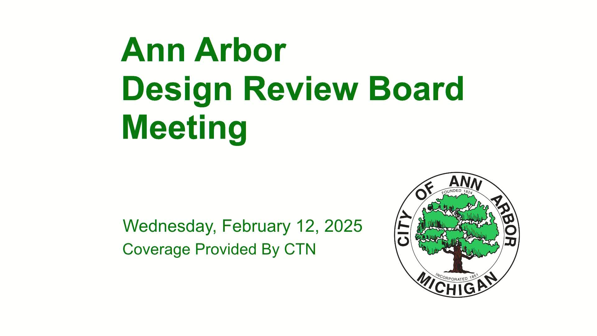 Thumbnail image for Design Review Board Meeting 2/12/25