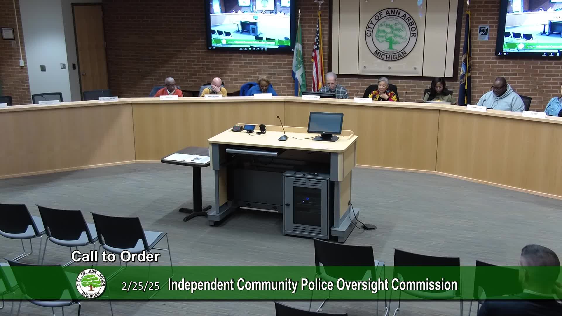 Thumbnail image for Independent Community Police Oversight Commission Meeting 2/25/25