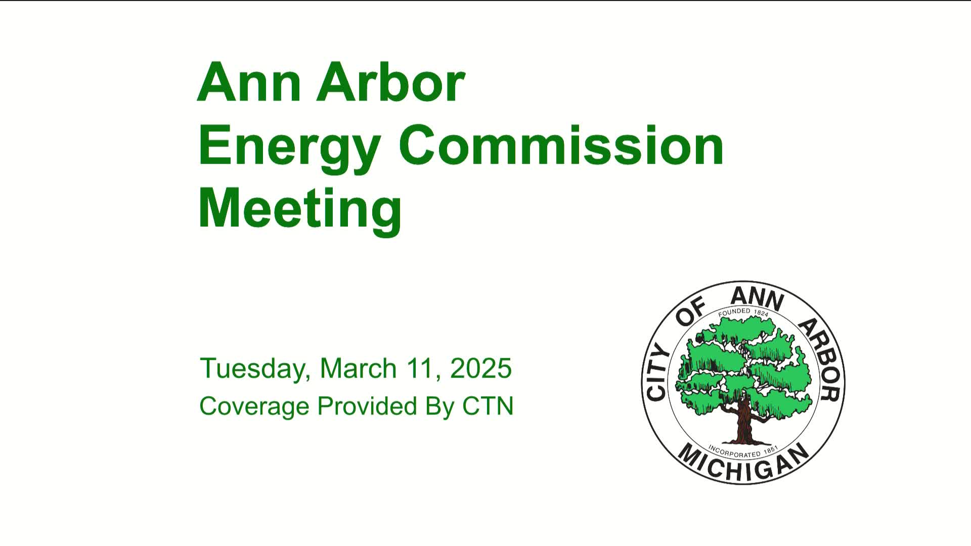 Thumbnail image for Energy Commission Meeting 3/11/25