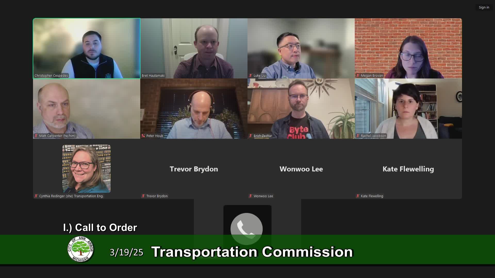 Thumbnail image for Transportation Commission Meeting 3/19/25