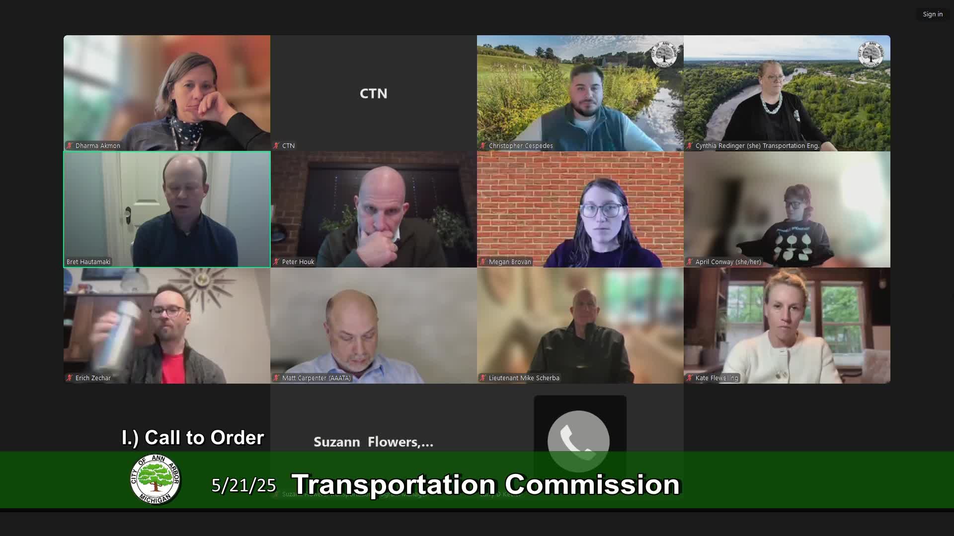 Thumbnail image for Transportation Commission Meeting 5/21/25