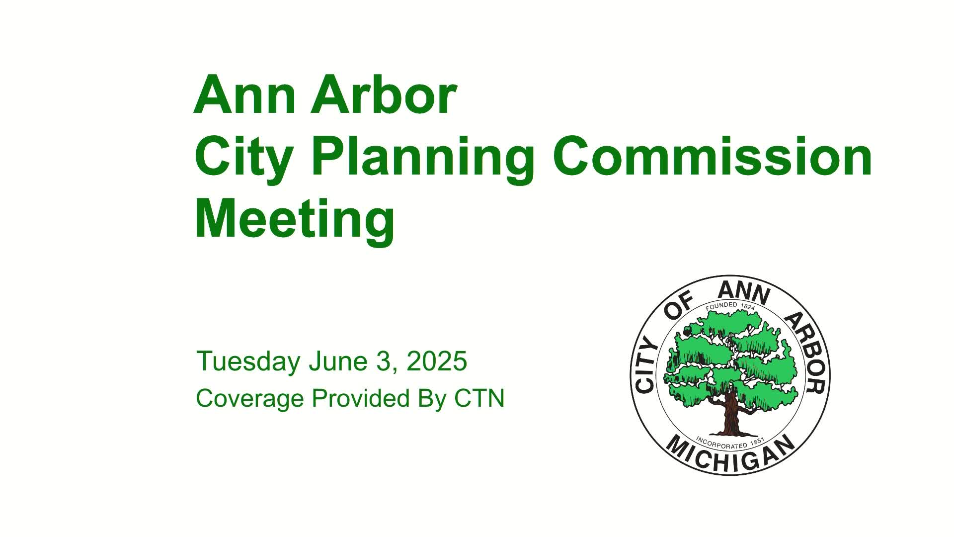 Thumbnail image for Planning Commission Meeting 6/3/25