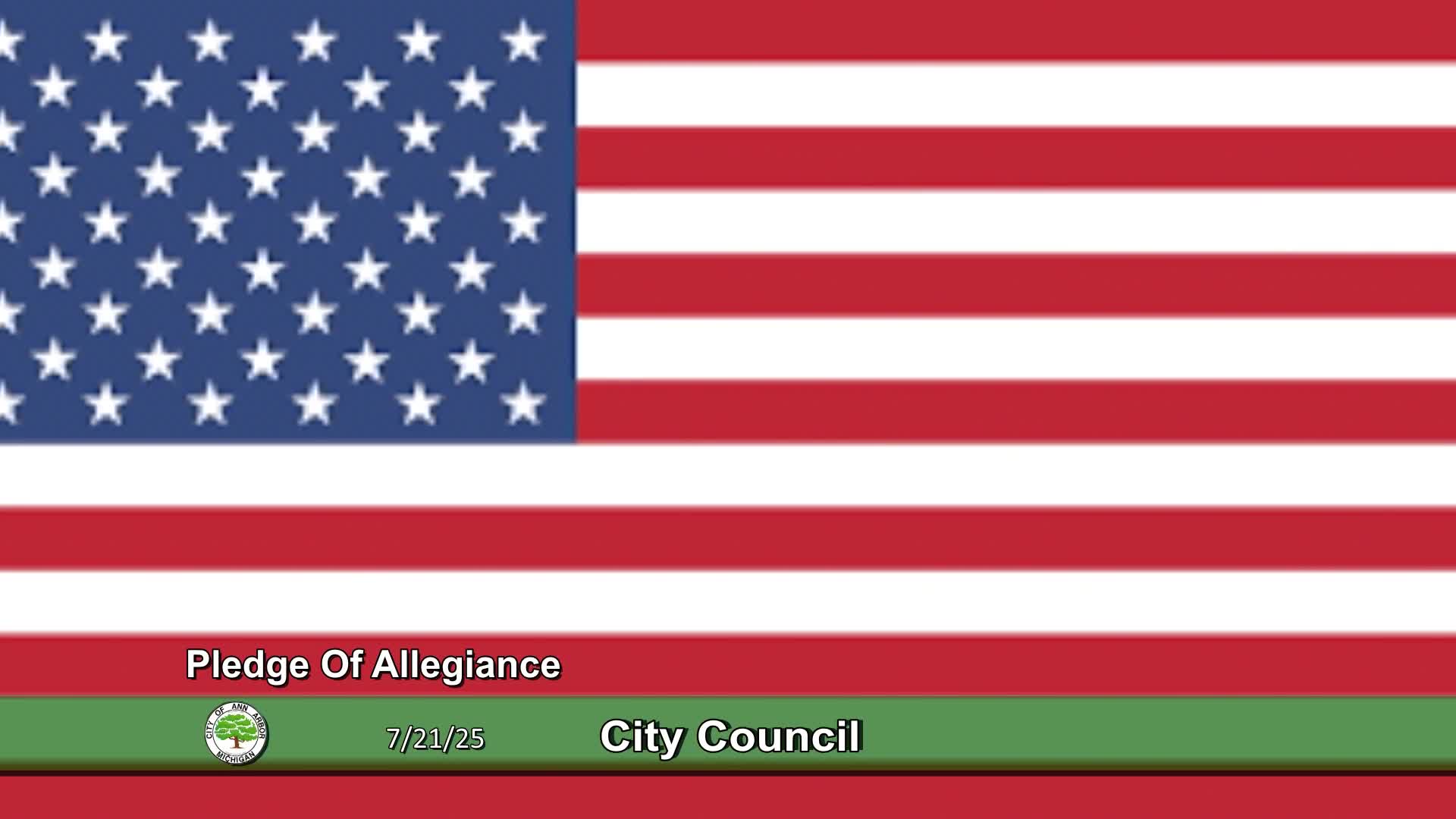 Thumbnail image for City Council Meeting 7/21/25