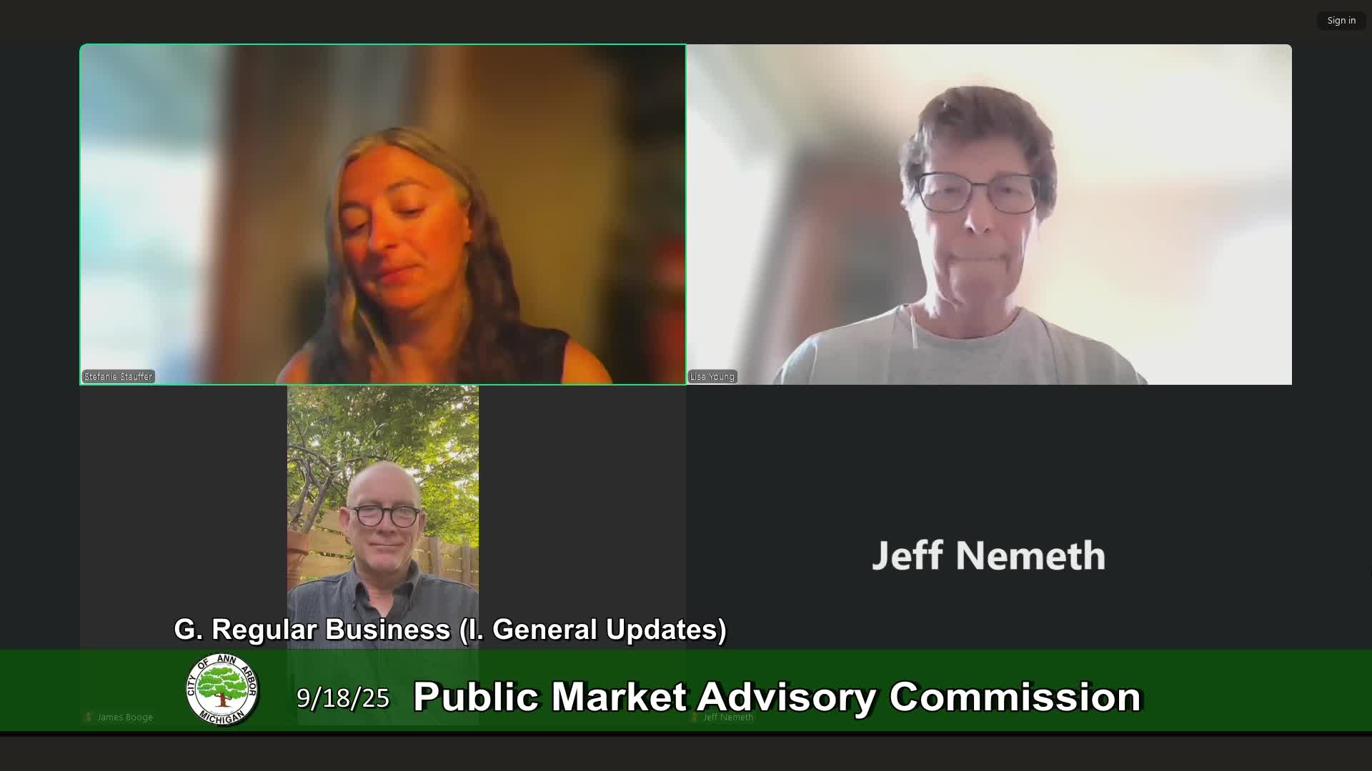 Thumbnail image for Public Market Advisory Commission Meeting 9/18/25