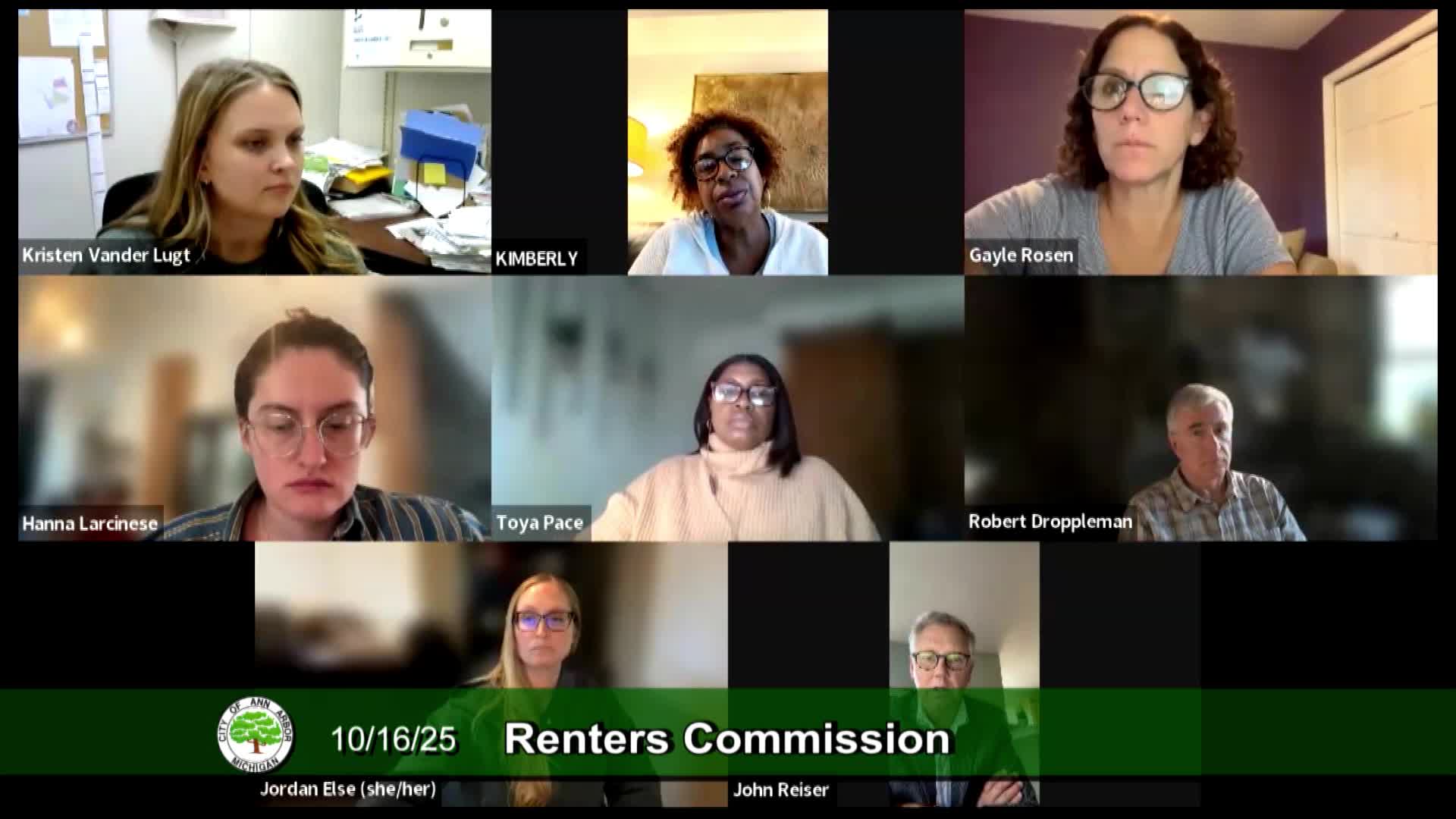 Thumbnail image for Renters Commission Meeting 10/16/25