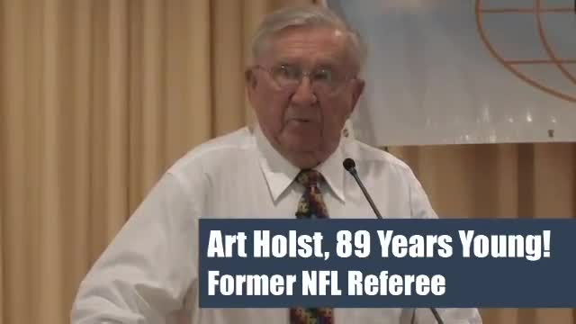 Thumbnail image for Art Holst, Former NFL Official, In Demand, Humorous Toastmaster