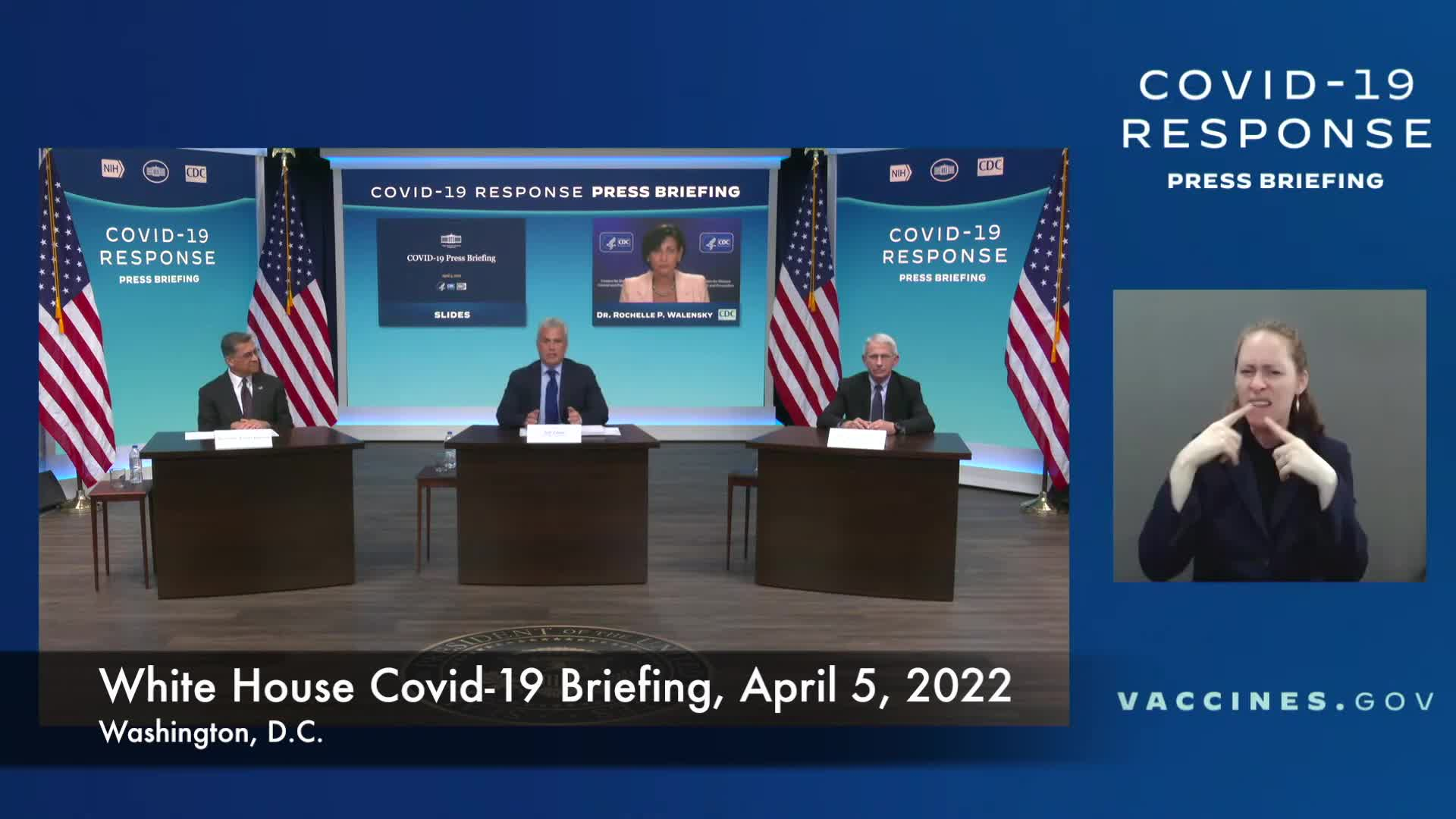 Thumbnail image for White House COVID-19 Response Team Press Briefing: April 5, 2022