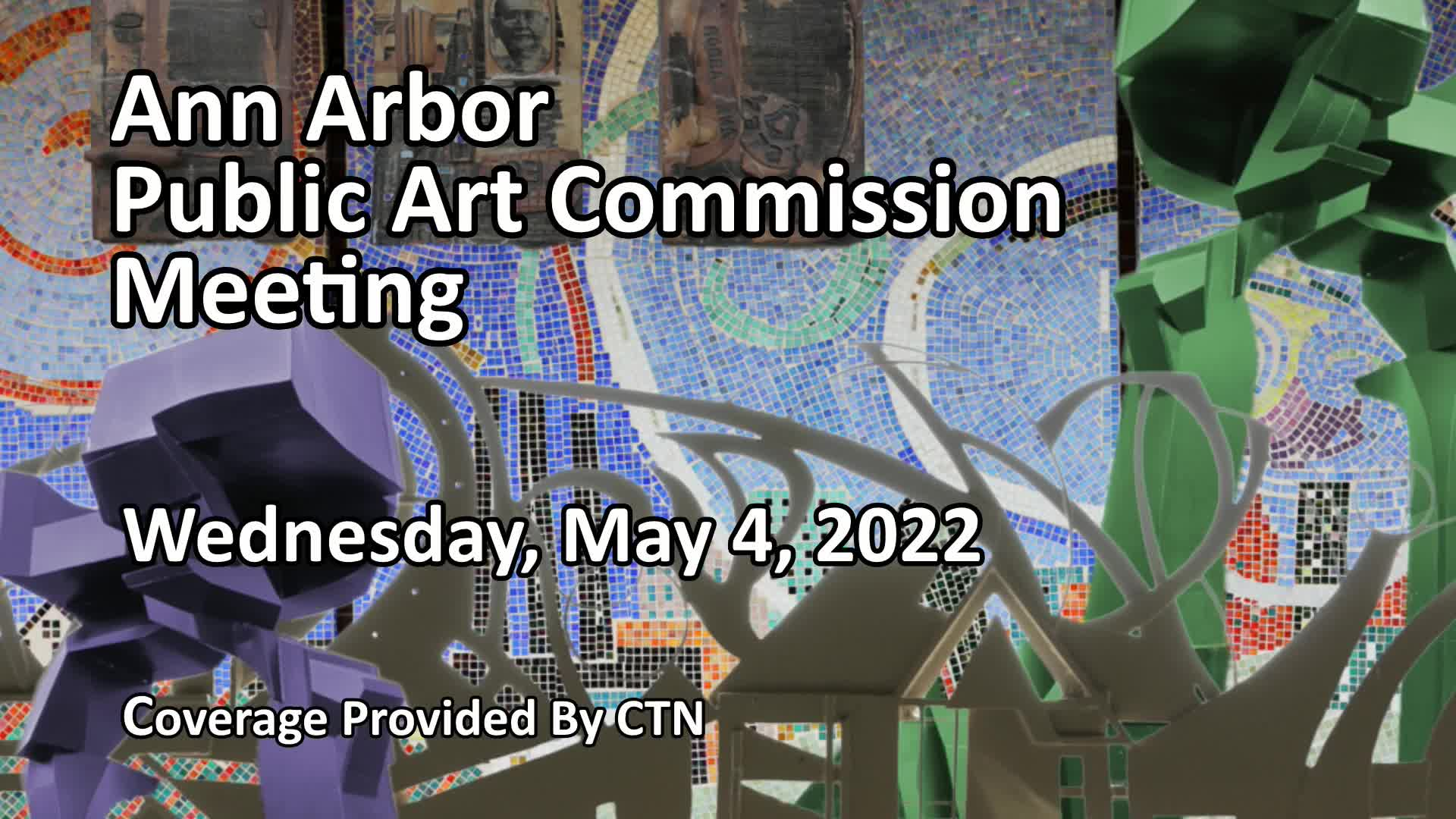 Public Art Commission Meeting 5/4/22
