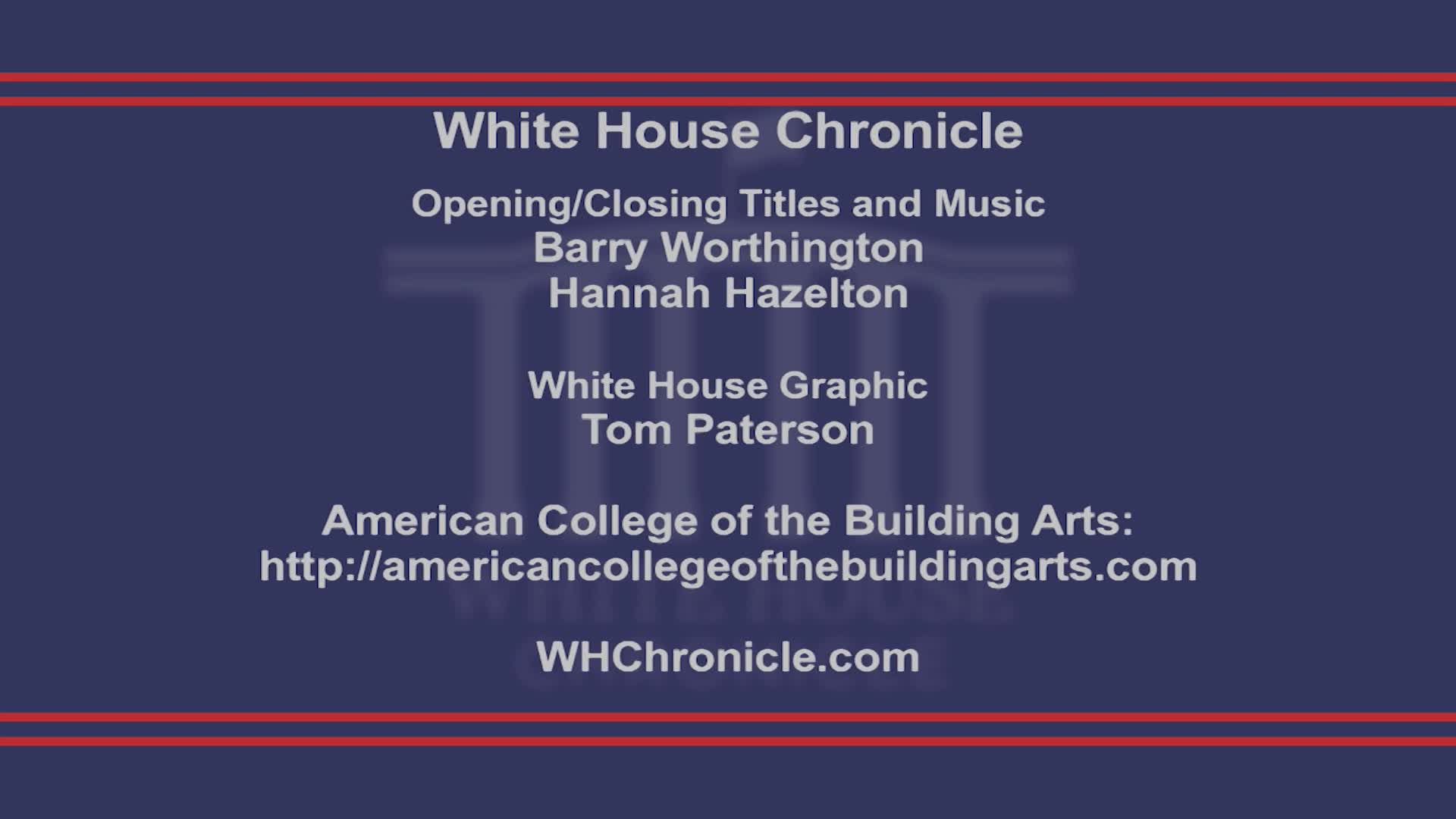 Thumbnail image for White House Chronicle