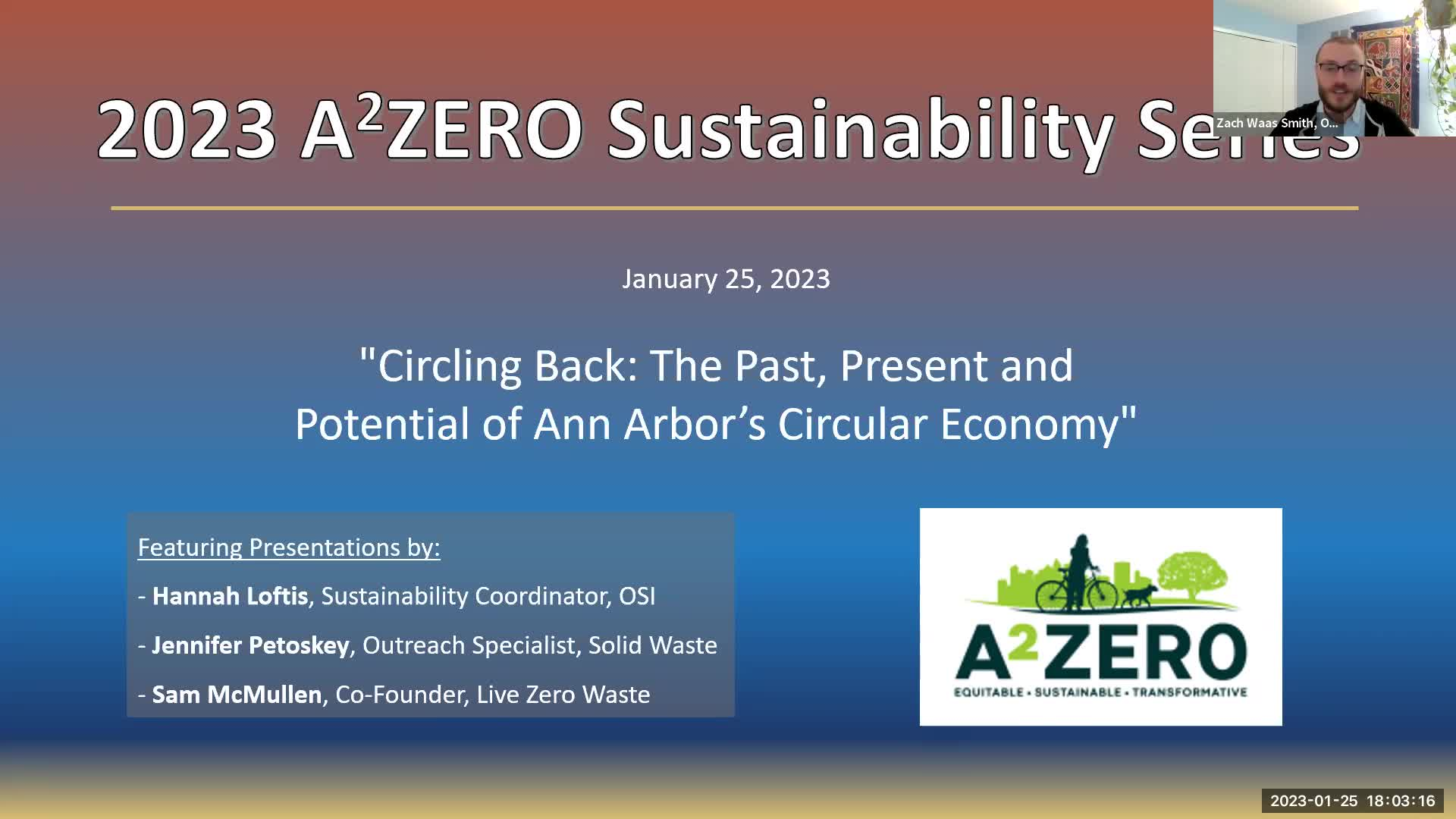 Thumbnail image for A2Zero Sustainability Series 2023